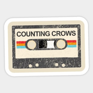 Counting Crows kurniamarga vintage cassette tape Sticker